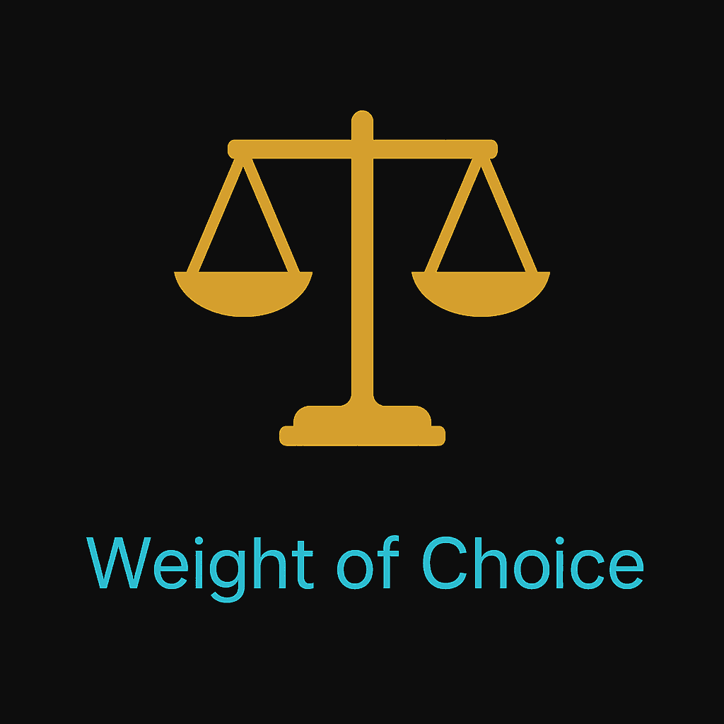 Cover art for The Weight of Choice